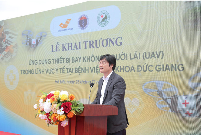 Bệnh viện đầu tiên thí điểm dùng thiết bị bay không người lái vận chuyển bệnh phẩm, thuốc