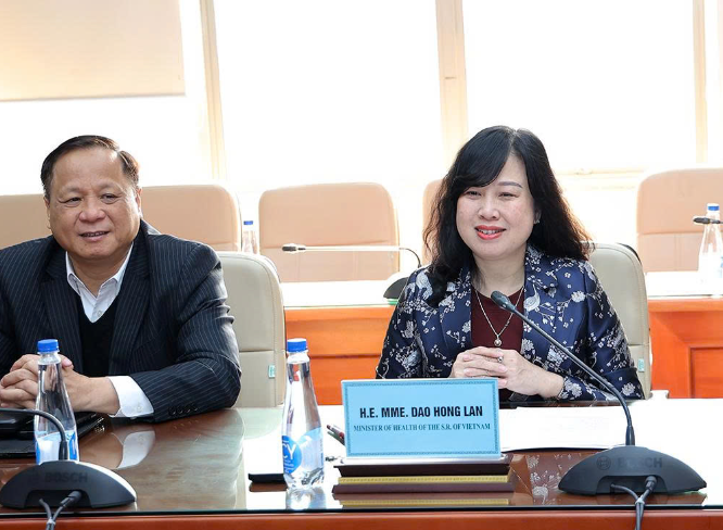 Bộ trưởng Đào Hồng Lan tiếp Đại sứ Hoa Kỳ tại Việt Nam